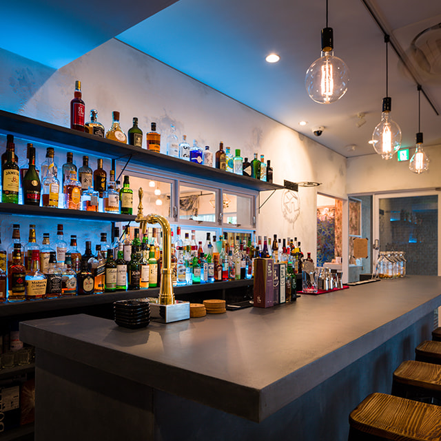 友安製作所Cafe 阿倍野店 店内写真 Bar